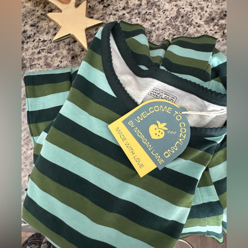 Cozyland Ellie pajama set lucky stripe